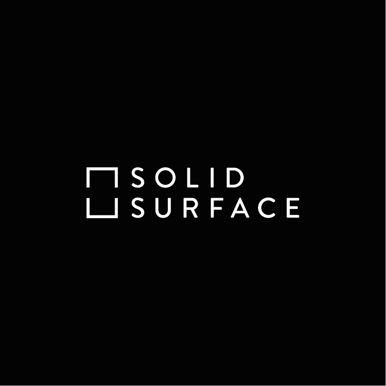 solid surface logo